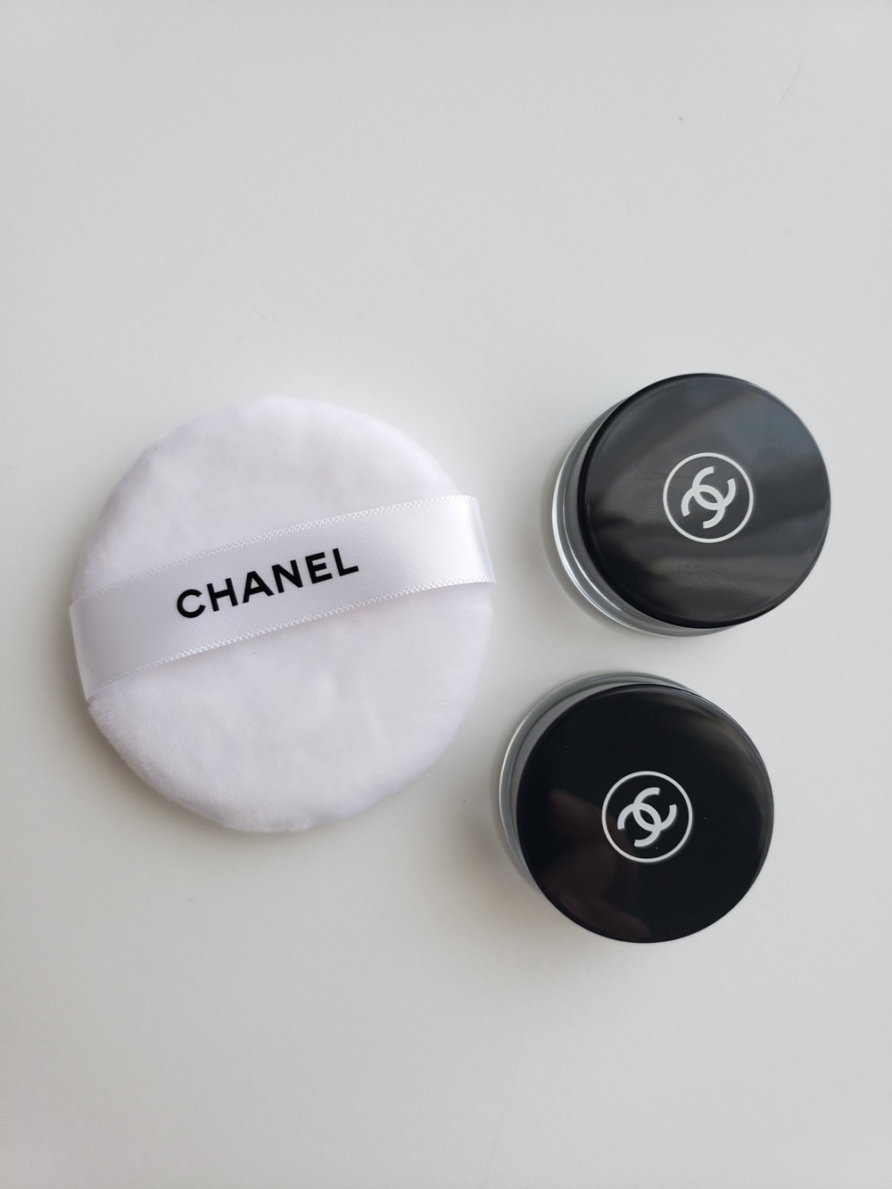 Chanel Glass Jars Powder Puff